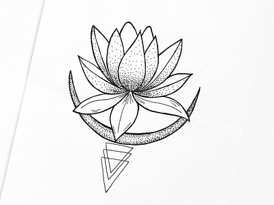 Lotus art branding design illustration logo lotus