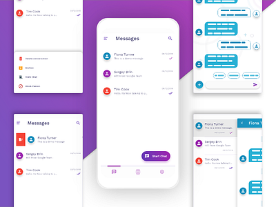 Messages App | Redesign by Maruti Avantsa on Dribbble