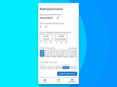 Booking Reservation app design book reservation hotel minimal mobile app simple single page ui ux