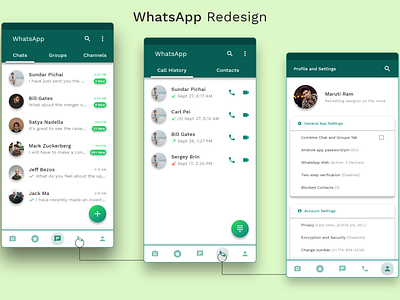 WhatsApp Redesign