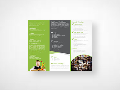 study centre brochure design by Go-Designy