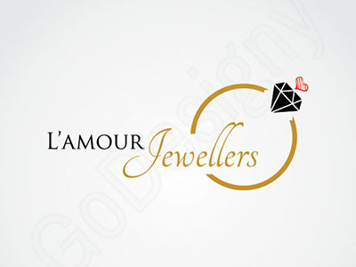 stylish jewellery logo design by go-designy