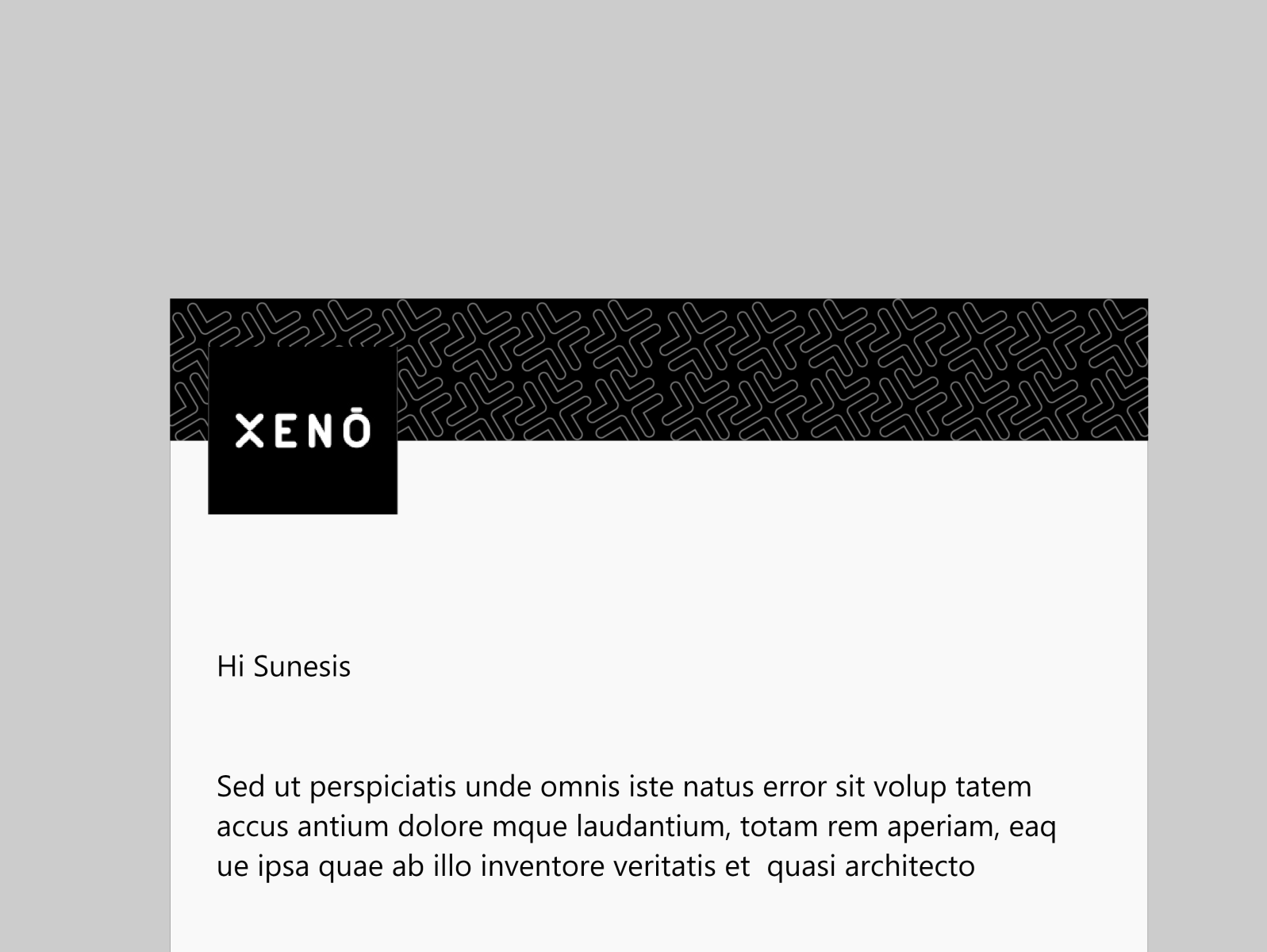 Black And White Email Template Mockup By Krista Mutyaba On Dribbble