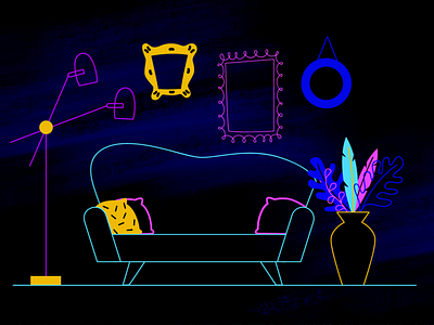 ConcertVR animation design background background design illustration