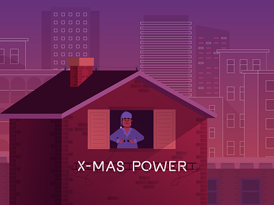 X-MAS adobeillustrator animation behance character design color combinations illustration