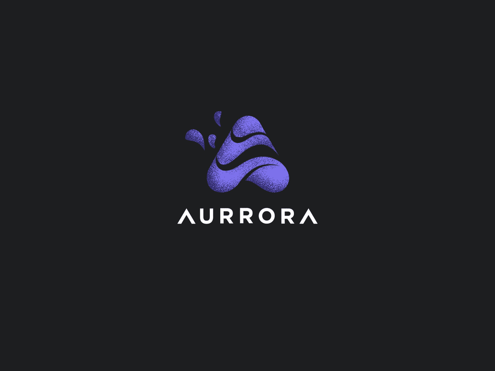 AURRORA 2d after affects animation arrow aurora gif icon logo motion graphics purple texture vector