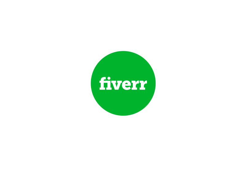 Learn From Fiverr 2d after affects animation app black fiverr fun gif green learn logo logotype loop motion graphics type typography white