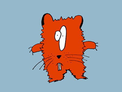 Red Hamster creatures hamster illustration red