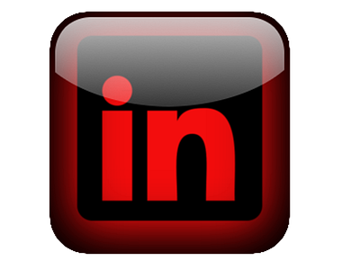 Linkedin Button announcement business gleam gloss gracious media popular professional public publish shine social