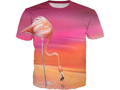Flamingo All Over Print T-shirt