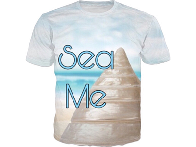 Sea Me on Sea Shore T-shirt