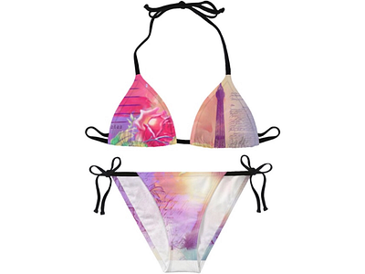 Paris Bikini bikini bright colorful composition paris