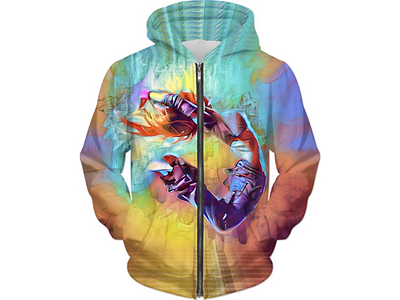 Dance On Hoodie colorful dance fun hoodie jump woman