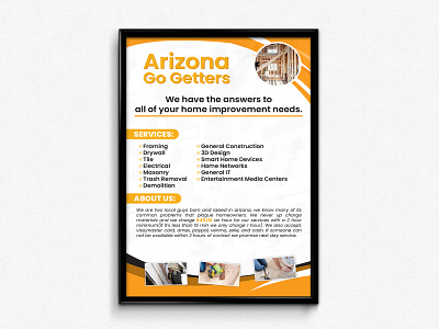 Flyer For Arizona Go Getters attractive flyer business flyer creative alvi creative flyer design flyer designer flyer to stand out minimal minimal flyer professional flyer promoting services
