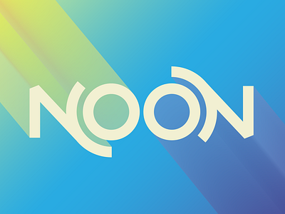 Noon Lettering