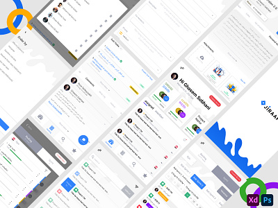 Jira app ui design adobe photoshop adobe xd app ui app ui design jira jira app managment ui app ui app design ui application ui design