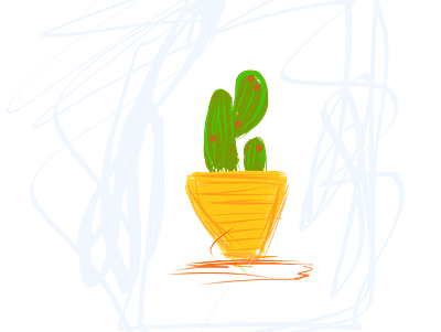 cactus cacti cactus cartoon green image png vector yellow