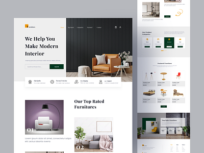 Furniture Landing Page