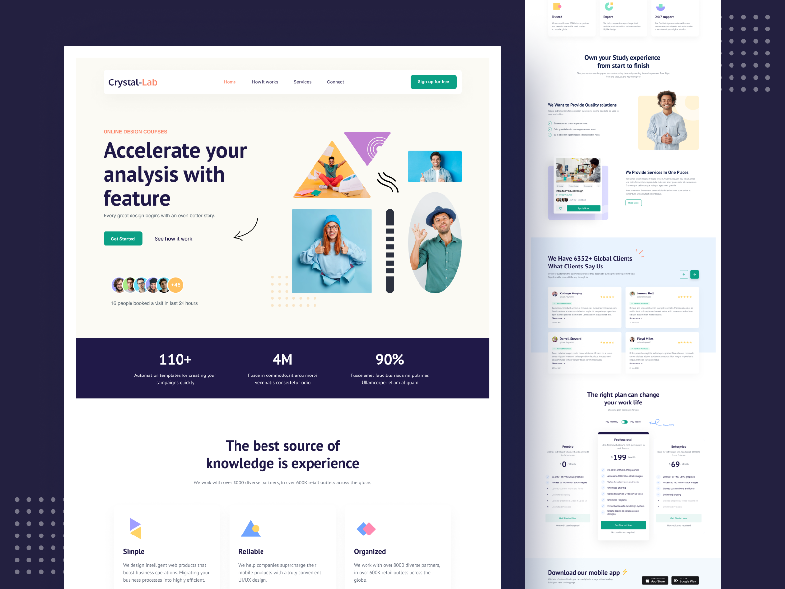 Learning Platform | Landing Page by MD Sabbir on Dribbble