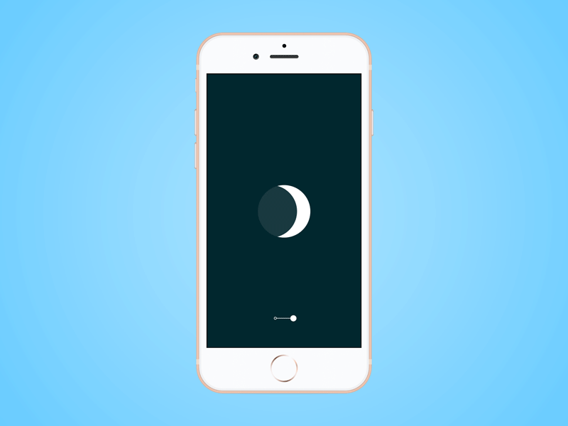 On/Off Switch #dailyui 015 015 dailyui day mobile moon night on off switch sun switch ui