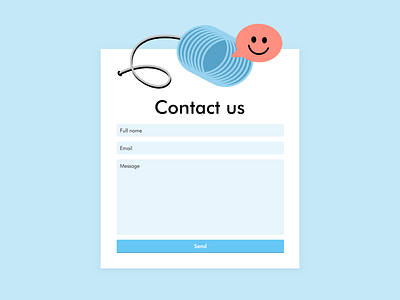 Contact Us #dailyui 028