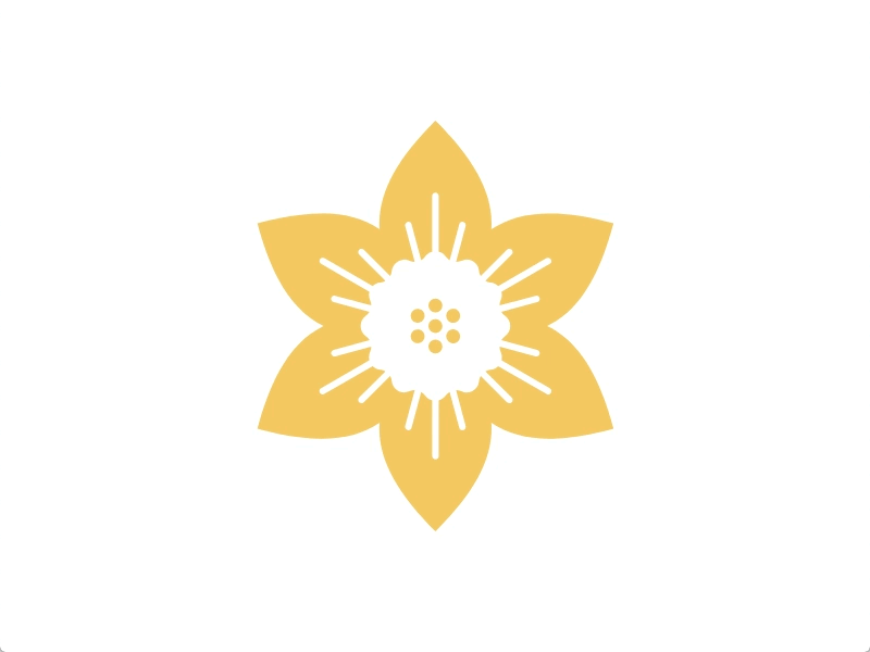 Logo Design #dailyui 052 052 daffodil dailyui logo