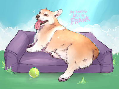 The Timeless Art of Frank - Storybook Concept Art concept art corgi digital art illustration storybook