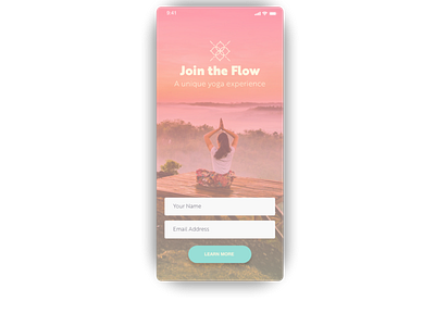 Yoga Signup Form