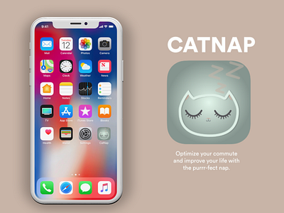 App Icon Design – Catnap Daily UI 005 adobexd appicon cat dailyui005 design icon ux