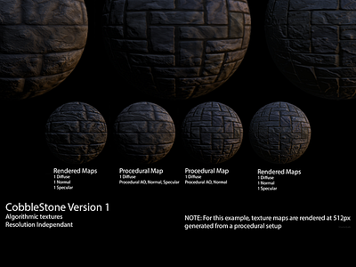 Procedural CobbleStone Shader cobblestone procedural shader substance unreal