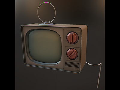 TV Model Progress 3d maya progress tv