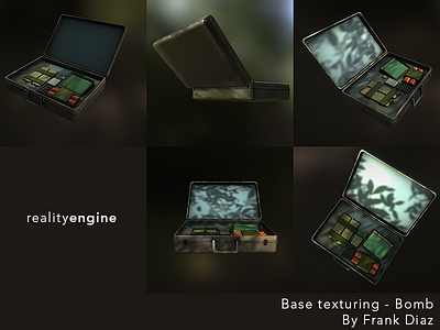 Bomb Base Texture 3d game dev maya