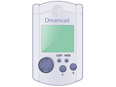 Dreamcast VMU Icon (Revision) dreamcast icon revision vector vmu