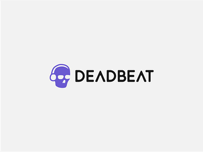 _23 Deadbeat branding challenge deadbeat dubstep edm graphic design graphicdesign headphones logo logo design logodesign minimal music skull thirty logos thirtylogos