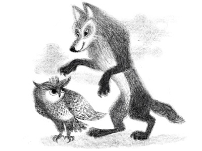 Wolf and Owl