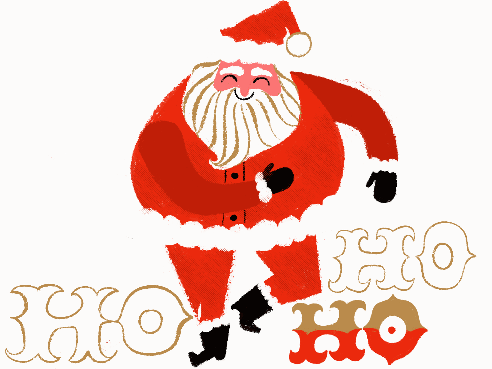 Santa moves animatedgif animatedillustration animation christmas dancing digitalart gif holiday illustration santa santaclaus santaillustration spirit