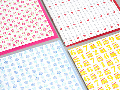 Pattern Notecards letterpress notecard patterns