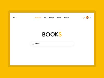 BOOKS Search 022 dailyui design ui ux web