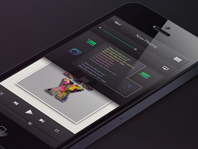 Music player application by aliosmanis on Dribbble