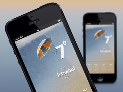 iPhone weather app app design iphone ui ux weather