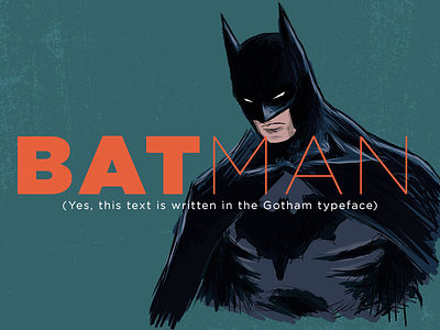 BATMAN illustration batman comic digital doodle gotham illustration painting wayne