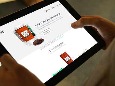 magic*coffee — Tablet view alchemy cms coffee mobile responsive shop spree ui webdesign wip