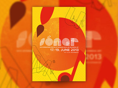 sónar festival — Poster music festival poster print sónar