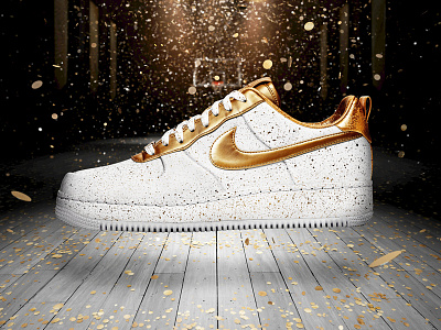 Nike "The Hero" 30th anniversary af 1 collection 3d 4d air force 1 basketball c4d cinema footwear illustration nike photoshop sneaker