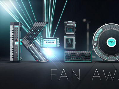 K-LOVE FAN AWARDS 3d branding cinema 4d design digital art illustration k love radio lecrae motion design toby mac