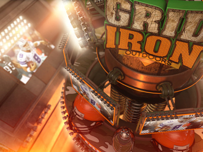 Grid Iron Outdoors cinema 4d grid iron motion graphics sports graphics