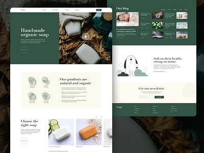 Soapy - Handmade Organic Soap design figma layout ui ui ux design web