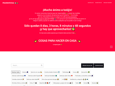 QDTNCASA - Website diseño web qdtncasa quedate en casa quedateencasa spain stay at home stayathome web web design webdesign website