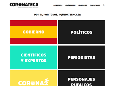 Coronateca - Website