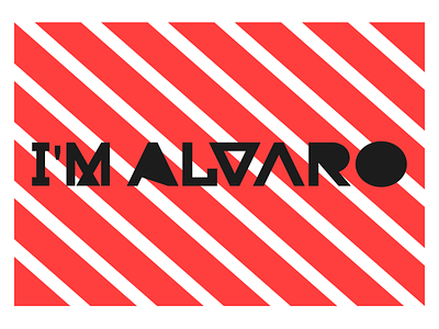 I'm Alvaro logo for 2020 branding design logo logo design logotype